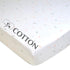 American Baby Company 100% Natural Cotton Fitted Crib Sheet 52" x 28" - Soft, Breathable, Hypoallergenic & Gentle Toddler Bed Sheet, Pink Stars an...