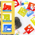 24 Pieces Stencils for Kids 5.9 x 5.5 Inches Drawing Stencils Chalk Stencils Large Washable Animal Themed Primary Shape Template for Kids Toddlers...