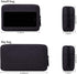 Canvas Waterproof Universal Electronic Accessories Organizer for Power Bank,Charging Cords,Chargers,Mouse,USB Cable,Earphones and More Out-going, ...