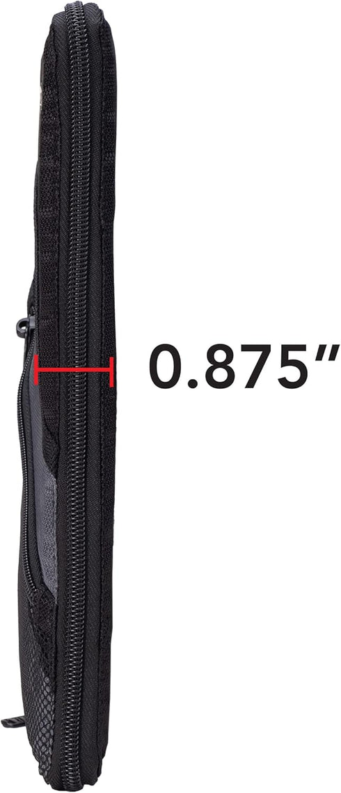 Case It Tablet Binder Accessory, Padded Tablet with 3 Steel Grommets, fits Any Standard 3 Ring Letter Size Binder,Mesh Pocket on Front, Zipper Clo...