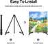 Display Black Tabletop Easel Stand - 13" Artist Instant Tripod Collapsible Portable Table Easel - Adjustable Art Poster Easy Folding Metal Stand f...