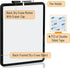 Mr. Pen- Dry Erase Board, 14” X 11” with a Black Dry Erase Marker, Black Frame, Small White Board, Small Dry Erase Board for Fridge, Dry Erase Boa...