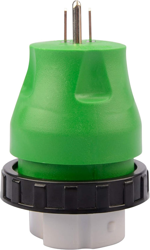 RVGUARD 3 Prong 15 Amp to 50 Amp RV Adapter Plug with Locking Connector, 5-15P to SS2-50R Locking Connector...