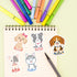 16 Pads Dog Sticky Notes Cute Puppy Party Favors Note Pads Self-Stick Cartoon Sticky Note Pad Dog Theme Post It Notes for Dog Theme Party School O...