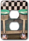 3dRose lsp_92888_6 New Mexico, Albuquerque, 66 Diner, Route 66 US32 MDE0054 Michael Defreitas 2 Plug Outlet Cover...