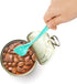 4 Pieces Pet Food Can Spoons Dog Cat Can Spoons Long Handle Plastic Curved Design for Pet wet Food Mixing...