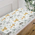 African Safari Jungle Animals Eucalyptus Leaf Changing Pad Cover Baby Girls Boys, Giraffe Elephant Lion Zebra Diaper Change Table Sheet, Stretchy ...