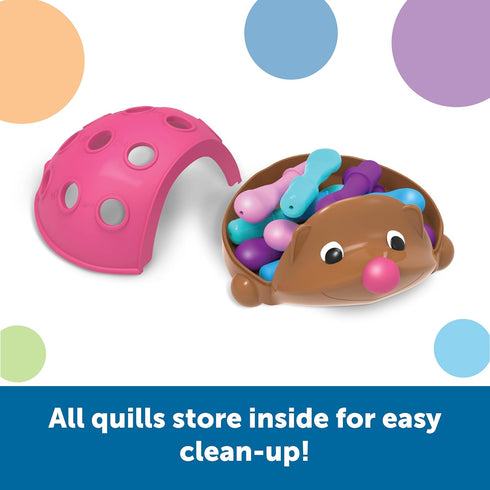 Learning Resources Spike The Fine Motor Hedgehog Pink - 14 Pieces, Ages 18+ months Fine Motor and Sensory Toy, Educational Toys for Toddlers, Mont...