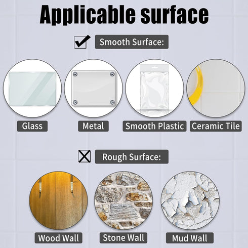 2 Pieces Shower Notepad Waterproof Shower Whiteboard with Suction Cup Dry Erase Board for Shower Shower Writing Pad Board on The Bathroom Wall wit...