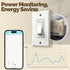 MOES WiFi Smart Relay with Energy Meter, Work with Google Assistant & Alexa, Mini Smart Light Switch Module as Home Assistant, No Hub, Timer Relay...