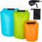 Dry Bags Waterproof bag 3-Pack, 5L/15L/30L Ultralight Dry Sack Portable Stuff Sack Waterproof Bags for Travel Camping Hiking Kayaking Backpacking ...