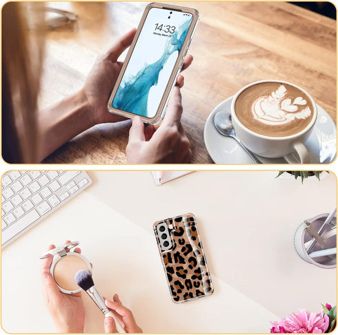 Esdot Compatible with Samsung Galaxy S22 Plus Case,Passing 21ft Drop Test,with Fashionable Designs for Women Girls,Protective Phone Case for Galax...