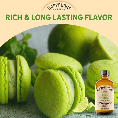 Happy Home Natural Lime Flavor - Certified Kosher, 4 oz....