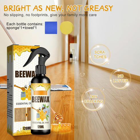 Beeswax Spray Furniture Polish, Original Beeswax Furniture Polish and Cleaner Spray, Multipurpose Natural Beeswax Spray For Wooden Furniture Shine...