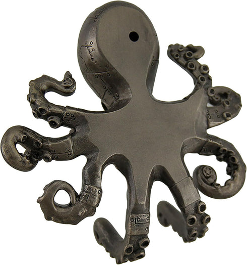 Zeckos Antique Bronze Finish Steampunk Octopus Wall Hook...