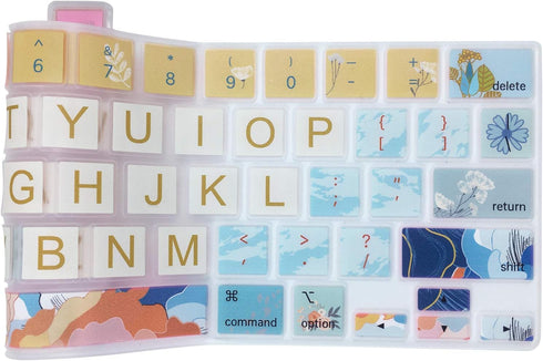 Silicone Keyboard Cover Skin for 2020 MacBook Pro 13"(Model:A2338/A2289/A2251)/2019 2020 MacBook Pro 16 inch(Model: A2141) with Touch Bar&Touch ID...