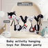 Koty Car Seat Toys, Infant Baby Spiral Plush Activity Hanging Toy for Stroller Bar Pram Crib with Music Box BB Squeaker & Rattles(Black Fox)...