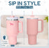 Pup Cup Tumbler Plush Dog Toy Cute, Funny, Squeaky Parody Gift (Pink Peach Dust)...