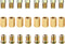 3/8 Inch-24 Threads Brake Line Fittings Assortment for 3/16 Inch Tube set of 2(8 Unions, 16 Nuts)...