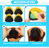 4 Pair Leather Heel Pads, Heel Grips Liner Cushions for Heel Pain Relief, Inserts for Women/Men Loose Shoes Improved Shoe Fit and Comfort (Black)...
