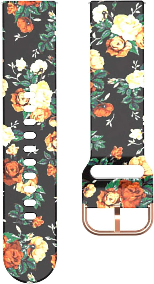 Compatible for MILOUZ IDW19/ENOMIR IDW19/Hoowel IDW19/Faweio IDW19/Amzhero IDW19 Bands for Women, Fadeless Patterned Printed Watch Strap Replaceme...