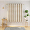 Buffalo Check Curtains 54 inches Long Basement Beige and White Gingham Plaid Kitchen Window Curtain Panels Living Room Checker Drapes Bedroom Grom...