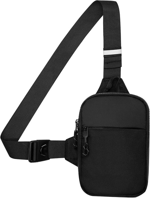 Long Keeper Mini Sling Bag - Men Women Small Waterproof Crossbody Bag Casual Phone Chest Bag for Travelling Hiking...