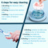Denture Case with Brush & Portable Toothbrush Box, 100% No-Leak Retainer Box Set for Traveling Perfectly, Retainer Cup with Strainer & Mirror for ...