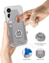 Magnetic Wallet with Card Holder, Compatible with Mag-Safe Wallet, Leather Card Holder, Wallet with Phone Ring for iPhone 15/14/13/12 Series, 7 Ca...