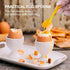 Plastic Egg Spoons for Soft Boiled Eggs,Colorful Disposable Coffee Spoons Plastic Spoons Disposable Hard and Soft Boiled Egg Spoons Multifunctiona...