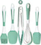 Silicone Kitchen Cooking Utensils Set Heat Resistant, 5 Pcs Silicone Spatula Set for Baking Cooking Mixing, Silicone Cooking Utensils Set for Nons...