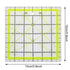 6X 6Inch Quilting Ruler Square Non-Slip Acrylic Quilting Rulerfor Quilting, Sewing and DIY Crafts Fabric Cutting Ruler...