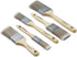 Paint Brushes Set, 5 Pcs Flat and Angle Paintbrushes for Wall and Trim, Suitable for Oil-based Paints, Water-based Paints, Stains, Home Improvemen...