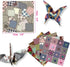 Square Origami Paper 6x6 Double Sided 50 Sheets 50 Colors 70GSM Origami Kit Japanese Chiyo Easy Fold Arts Crafts DIY Handwork Beginner Cloth...