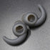 3 Pairs Silicone Hooks Eartip Eartips Earbuds Eargels Compatible with Synchros Reflect BT Sports Wireless Bluetooth Earphones (Grey)...