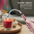 iinboBBQ Lighter Electric Lighter Rechargeable USB Candle Lighter with LED Battery Display Arc Lighter with Flexible Neck Flameless Long Lighters ...