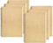 DSTELIN Blank Spiral Notebook, 6-Pack, Soft Cover, Sketch Book, 100 Pages / 50 Sheets, 7.5 inch x 5.1 inch, 100GSM, (Brown)...
