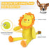 Dog Squeaky Plush Toy, Soft Stuffed Lion Toys with Squeaker & Crinkle Paper, Durable Interactive Chew Pet Supplies for Puppies, Cute Animal Toys f...