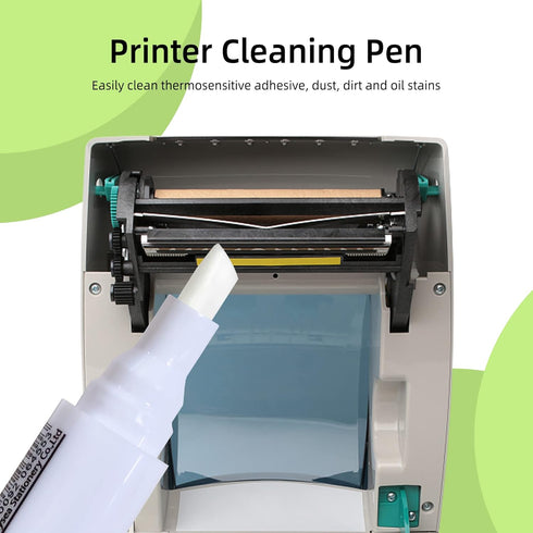 Thermal Printer Printhead Cleaning Pen for Thermal Receipt Shipping Label POS Card Printer Cleaner 4pcs...