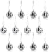 12 Pcs Silver Disco Mirror Ball for Party Decoration, Christmas Tree Wedding Birthday Party Ornaments(4CM)...