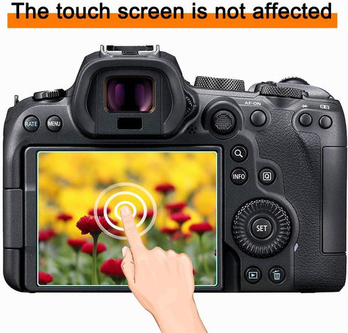 EM10 IV Screen Protector for Olympus E-M10 Mark iv/ iiii/ ii EM5 MKII E-PL9 E-PL8 E-PL7 (3 Pack), WH1916 Tempered Glass Anti-Scratch Anti-Bubble...