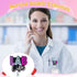 Lab Life Funny Badge Reels Retractable for Nurses Cute Nurse Badge Reel Holder Glitter Teacher Nursing Badge Clip RN CNA LPN Medical Assistant Stu...