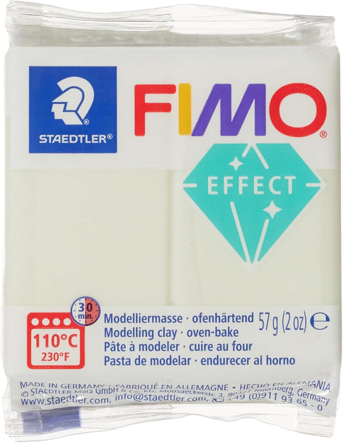 Staedtler FIMO Effects Polymer Clay - -Oven Bake Clay for Jewelry, Sculpting, Luminescent 8020-04...