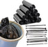 3.2 Gallon Trash Bags, 150 Count Small Trash Can Liners with Cable Ties for Bathroom or Livingroom, Black 3 Gallon Thickly Garbage Bags...