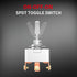 DaierTek 50A 12V DC Heavy Duty Toggle Switch 3 Position 50 Amp Toggle Switch 3 Way Automotive Car 12 Volt SPDT ON-Off-ON 3 Pin...