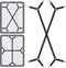Foloda Bed Sheet Holders, 2 pcs Adjustable Fitted Sheet Straps Holders for Bed Corner, Sheet Fasteners Clips Suspenders lockers Gripper Scrunchie,...