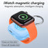 HUOTO Charging Adapter, 1200mAh Battery Powered Portable Wireless Charger for Apple Watch Series 9/8/7/6/SE/5/4/3/2/1 Ultra, Keychain USB-C Charge...