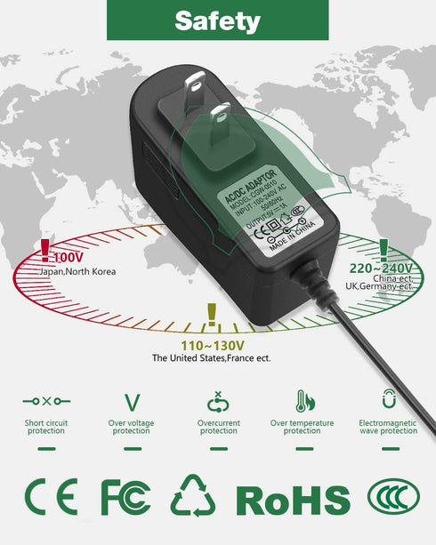 5V Power Cord Replacement onei sall Dog Shaver Clippers Charger for Low Noise Rechargeable Cordless Electric Quiet Hair Clippers 2-Speed Quiet Dog...