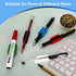 10Pcs Silicone Pen Holder for Desk, Adhesive Pen Holder for Classroom Clipboard Attachment, Office Desk Organizers, Silicone Pencil & Marker Holde...