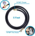 5 Feet Air Tank Repair Kit w/Safety Valve,Performance Tool W10058 Air Tank Repair Kit,Air Tank Valve Kit with Pressure Gauge and 5 Feet Air Tank H...